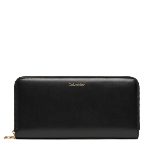 Zdjęcie produktu Portfel Calvin Klein Ck Large Zip Around LV04F1093G Czarny