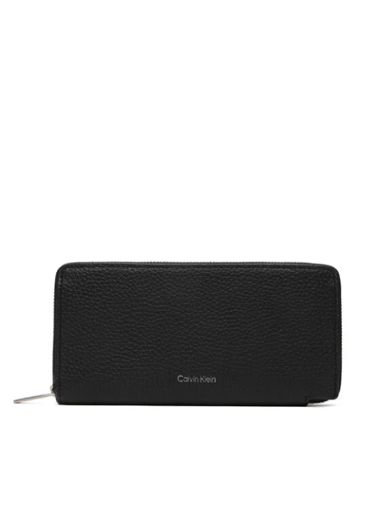 Zdjęcie produktu Portfel Calvin Klein Foil Emboss Long Zip Around LV04D1242G Czarny