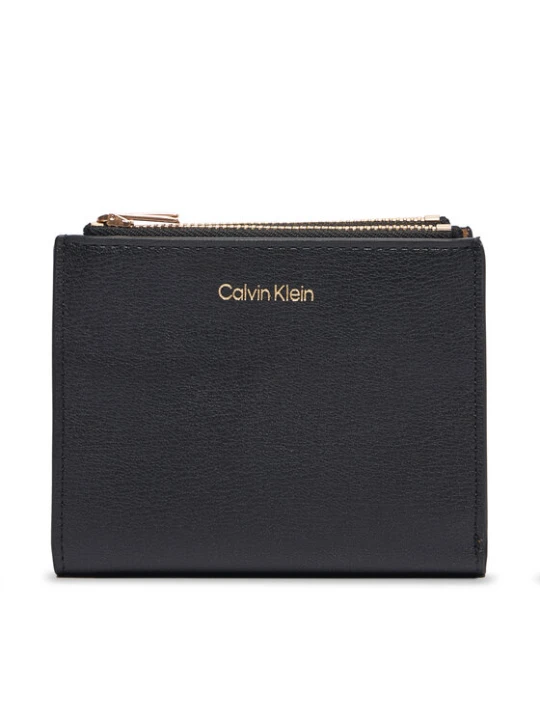 Zdjęcie produktu Portfel Calvin Klein Foil Logo Dbl Zip Cardcase LV04F1135G Czarny