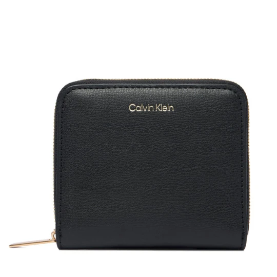Zdjęcie produktu Portfel Calvin Klein Foil Logo Medium Zip Around LV04F1120G Czarny