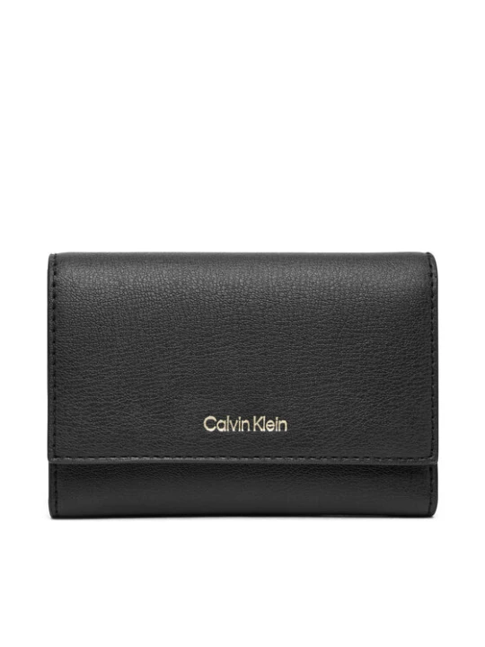 Zdjęcie produktu Portfel Calvin Klein Foil Logo Trifold W / Zip Pocket LV04F1117G Czarny