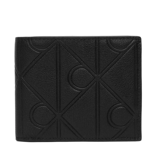 Zdjęcie produktu Portfel Calvin Klein Xl Emblem Aop Emboss Ew Billfold LV04D1177G Czarny