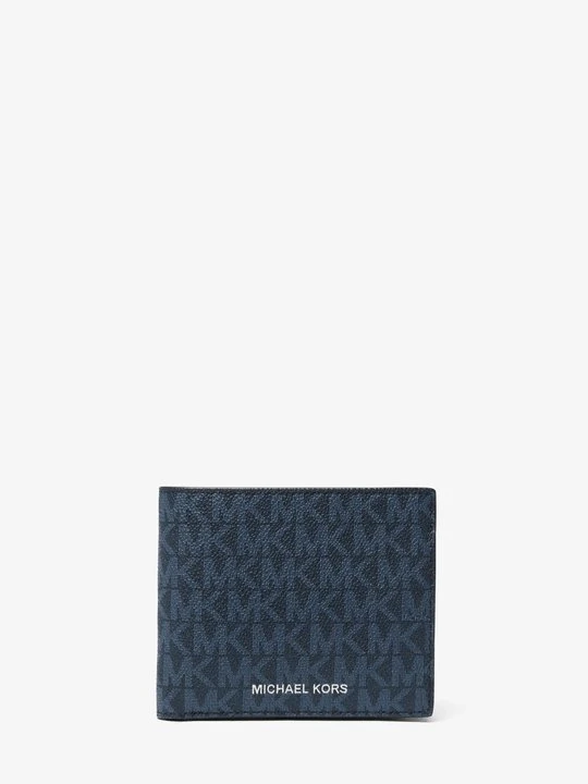 Zdjęcie produktu Portfel Greyson z logo i kieszonką na monet Michael Kors