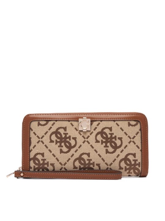 Zdjęcie produktu Portfel Guess Audrey Logo Slg SWJG97 55146 Brązowy