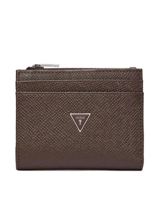 Zdjęcie produktu Portfel Guess SMMISB LEA03 Brązowy ciemny
