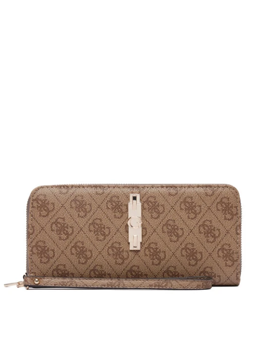 Zdjęcie produktu Portfel Guess Yvonne Logo Slg SWSG23 78146 Brązowy
