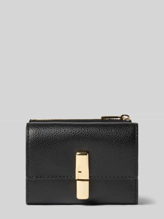 Zdjęcie produktu Portfel i etui na karty w zestawie ze skóry model 'IRIDE' Furla Czarny