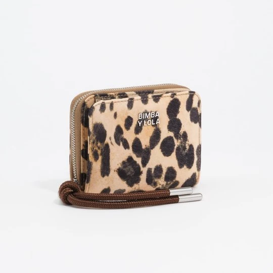 Zdjęcie produktu Portfel klapa Leopard naturalny BIMBA Y LOLA
