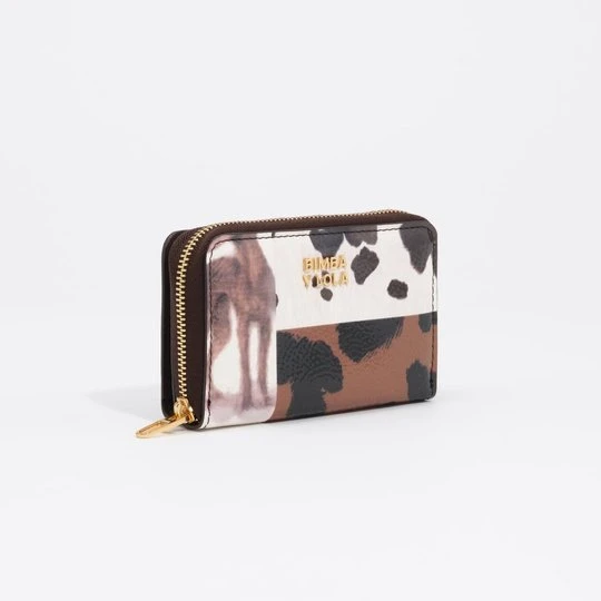 Zdjęcie produktu Portfel klapka patchwork czekoladowy BIMBA Y LOLA PATCHWORK CHOCOLATE