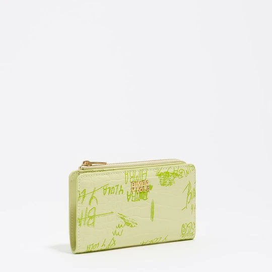 Zdjęcie produktu Portfel kompaktowy BIMBA logos pastelowa zieleń BIMBA Y LOLA BIMBA LOGOS PASTEL GREEN GREEN
