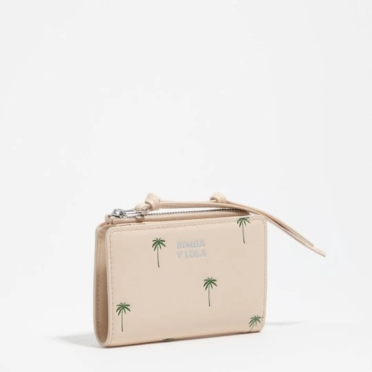 Zdjęcie produktu Portfel kompaktowy Palms orzechowy BIMBA Y LOLA SAND