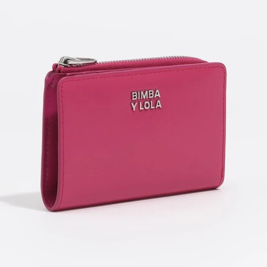 Zdjęcie produktu Portfel kompaktowy skóra fuksja BIMBA Y LOLA FUCHSIA