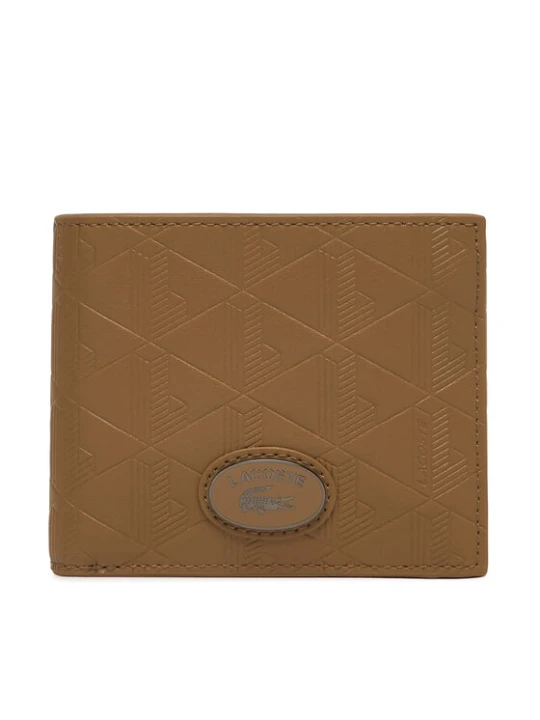 Zdjęcie produktu Portfel Lacoste Nomogramme NH4400MR Brązowy