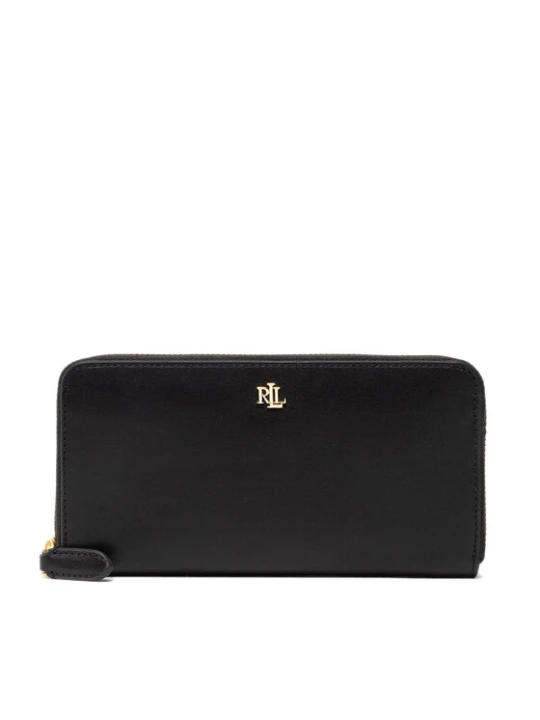 Zdjęcie produktu Portfel LAUREN RALPH LAUREN Zip Cont Wlt 432876730003 Czarny
