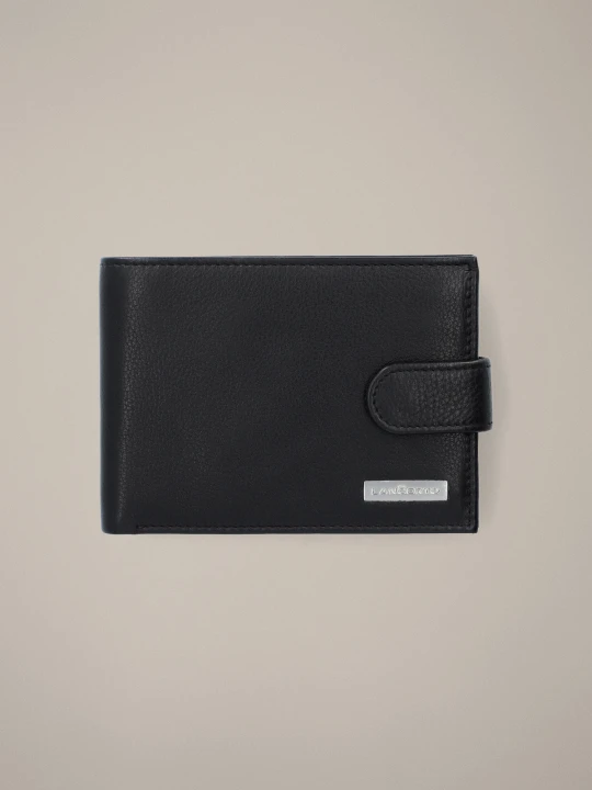 Zdjęcie produktu Portfel Męski Skórzany Czarny z RFID Lancerto
