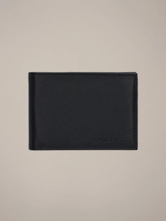 Zdjęcie produktu Portfel Męski Skórzany Czarny z RFID Lancerto