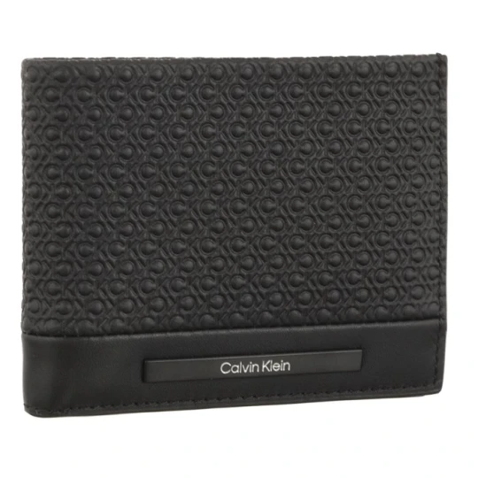 Zdjęcie produktu Portfel Modern Bar Bifold 6Cc W / Bill Black Nano Mono K50K511374 0GL (CK408-a) Calvin Klein