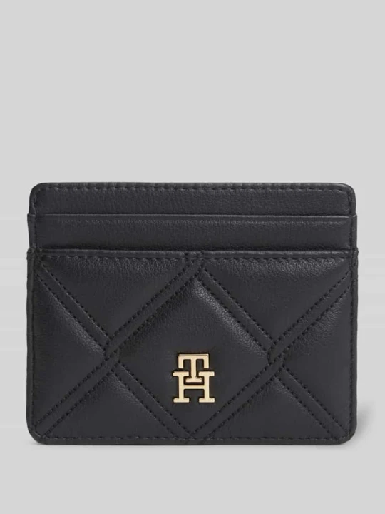 Zdjęcie produktu portfel na karty z detal z logo Tommy Hilfiger Czarny