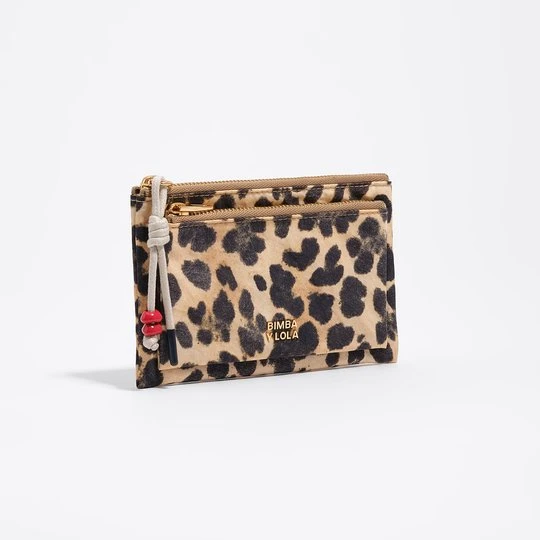 Zdjęcie produktu Portfel nylon panterka BIMBA Y LOLA LEOPARD NATURAL