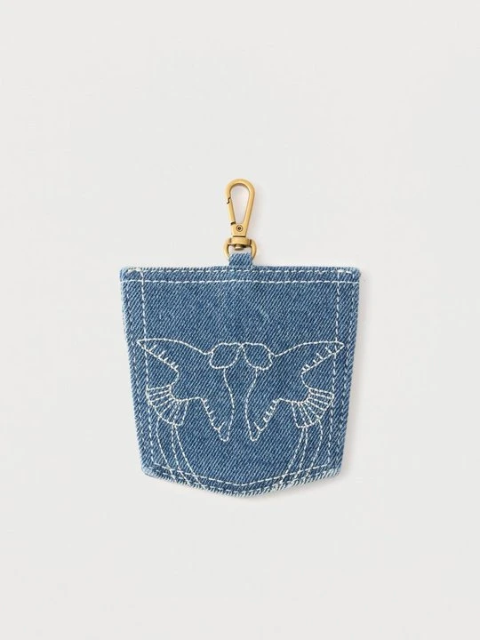 Zdjęcie produktu Portfel Pinko niebieski denim