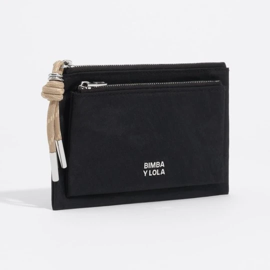 Zdjęcie produktu Portfel pocket nylon czarny BIMBA Y LOLA
