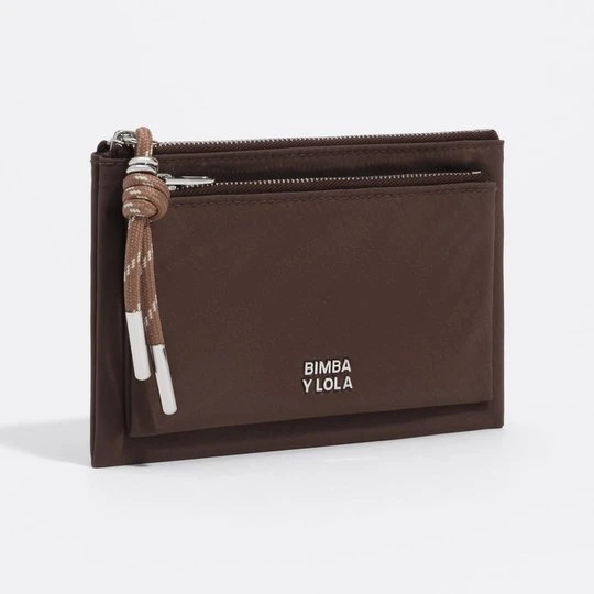 Zdjęcie produktu Portfel pocket nylon mokka BIMBA Y LOLA MOKA