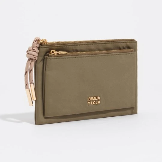 Zdjęcie produktu Portfel pocket nylon oliwkowy BIMBA Y LOLA OLIVE