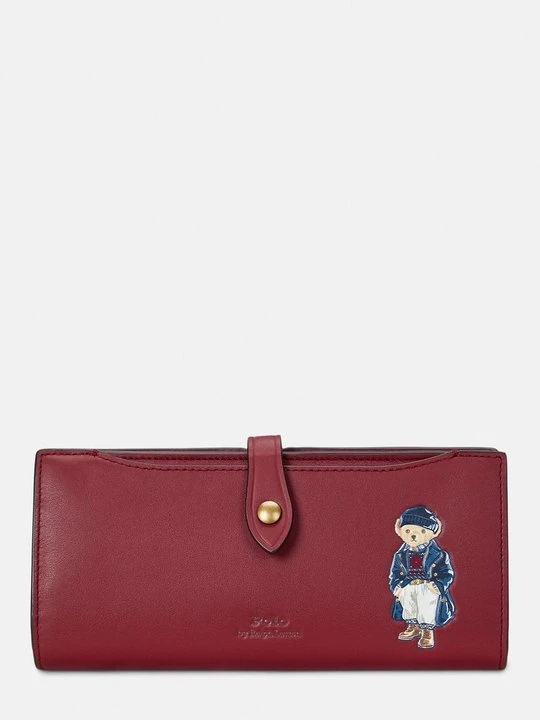 Zdjęcie produktu Portfel Polo Ralph Lauren ciemnoczerwony