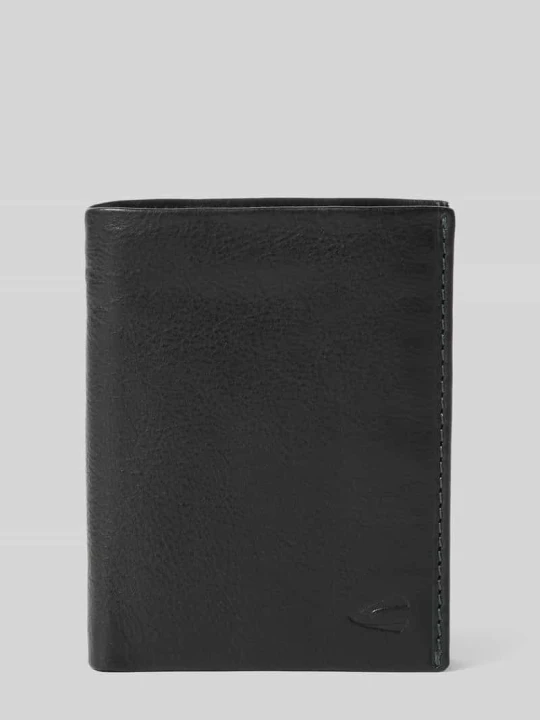 Zdjęcie produktu Portfel skórzany z wytłoczonym logo model ‘ATLANTA’ Camel Active Czarny