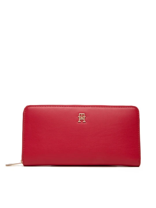 Zdjęcie produktu Portfel Tommy Hilfiger Th Icon Lrg Za AW0AW17744 Czerwony