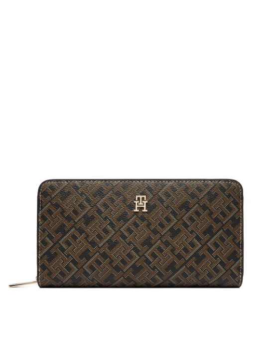 Zdjęcie produktu Portfel Tommy Hilfiger Th Icon Lrg Za Mono Print AW0AW18996 Kolorowy