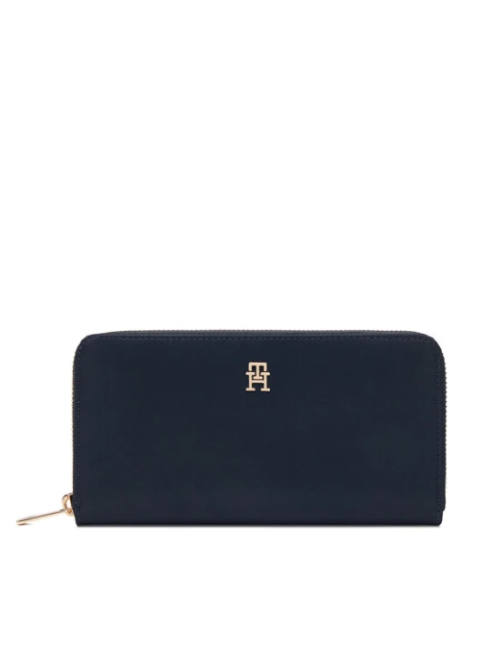Zdjęcie produktu Portfel Tommy Hilfiger Th Icon Lrg Za Nylon AW0AW17750 Granatowy
