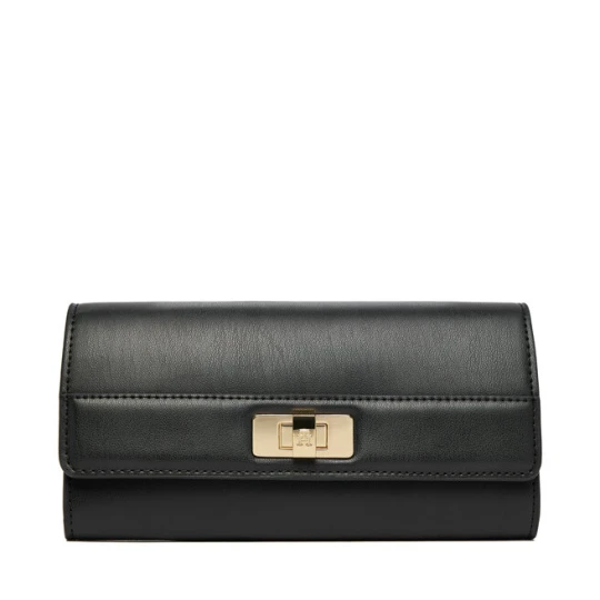 Zdjęcie produktu Portfel Tommy Hilfiger Th Modern Large Flap Wallet AW0AW18704 Czarny