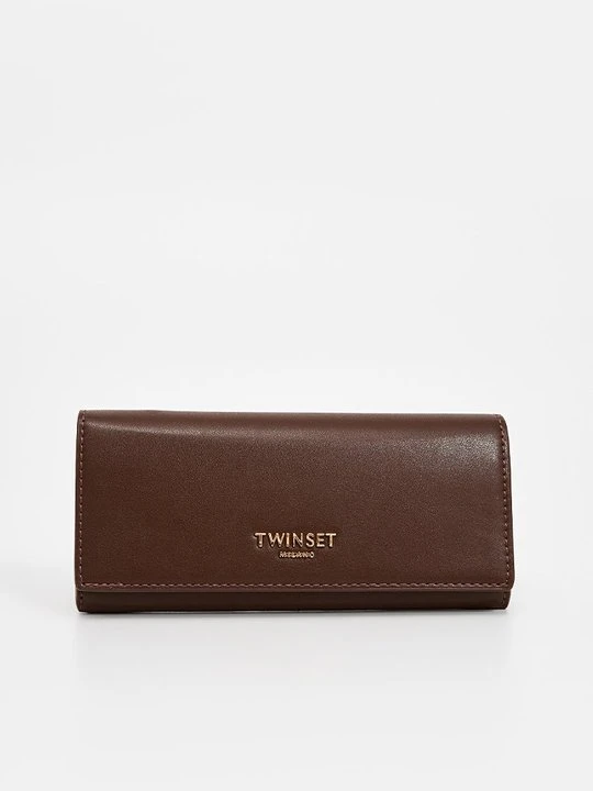 Zdjęcie produktu Portfel TWINSET ciemnobrązowy