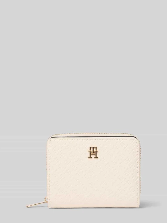 Zdjęcie produktu Portfel w imitacji skóry Tommy Hilfiger Złamany biały