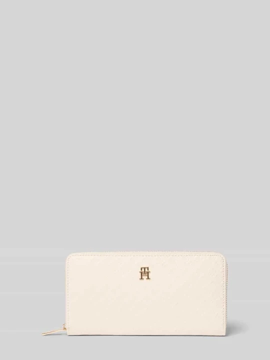 Zdjęcie produktu Portfel w imitacji skóry Tommy Hilfiger Złamany biały