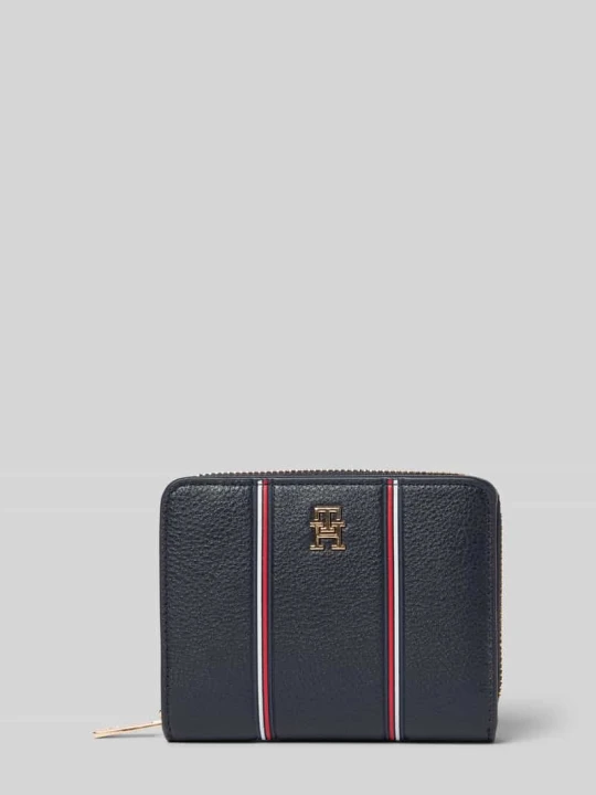 Zdjęcie produktu Portfel w imitacji skóry Tommy Hilfiger Ciemnoniebieski