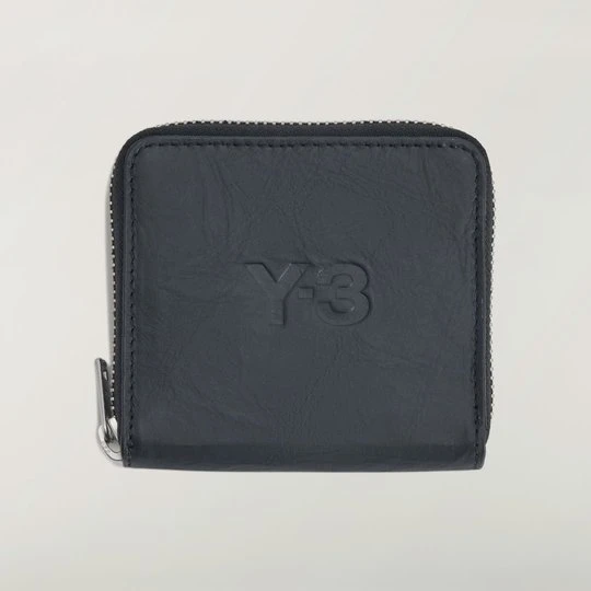 Zdjęcie produktu Portfel Y-3 Crinkle Leather Adidas czarny