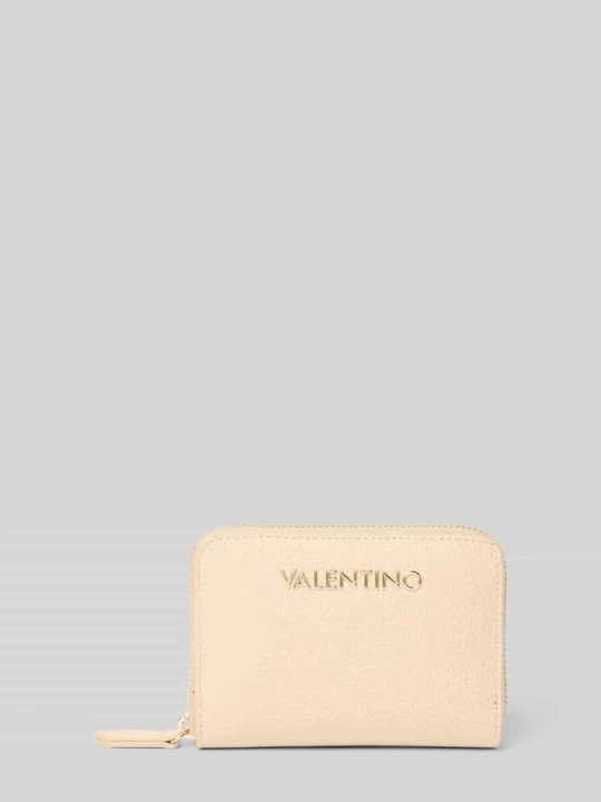 Zdjęcie produktu Portfel z aplikacją z logo model ‘ALEXIA’ VALENTINO BAGS Écru