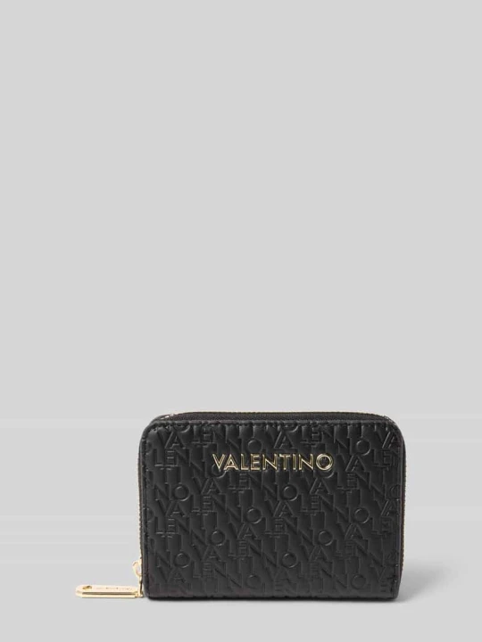 Zdjęcie produktu Portfel z aplikacją z logo model ‘Falak’ VALENTINO BAGS Czarny