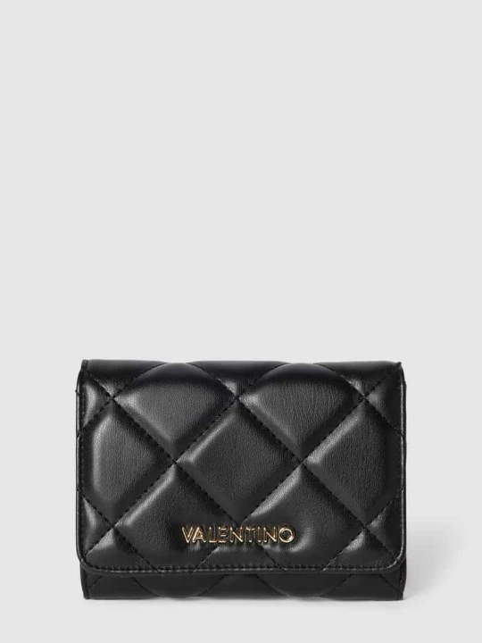 Zdjęcie produktu Portfel z aplikacją z logo model ‘OCARINA’ VALENTINO BAGS Czarny