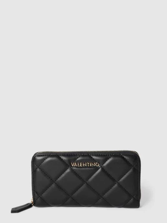 Zdjęcie produktu Portfel z aplikacją z logo model ‘OCARINA’ VALENTINO BAGS Czarny