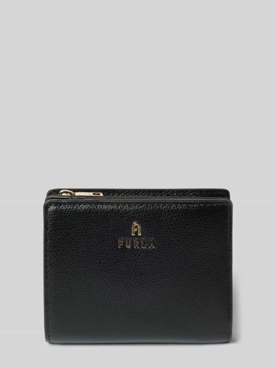 Zdjęcie produktu portfel z detal z logo model 'CAMELIA' Furla Czarny