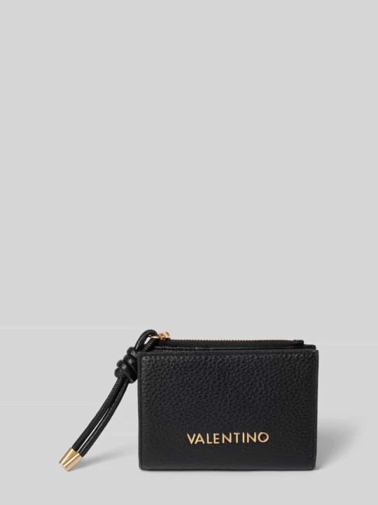 Zdjęcie produktu Portfel z detal z logo model 'SAPHIRA' VALENTINO BAGS Czarny