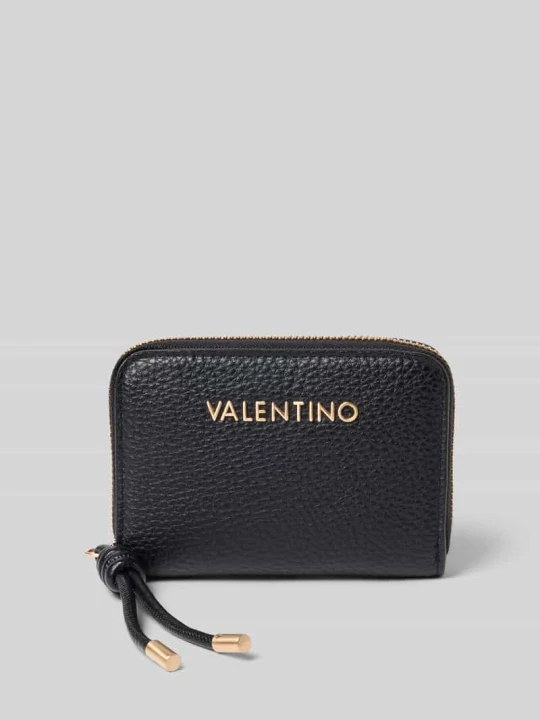 Zdjęcie produktu Portfel z detal z logo model 'SAPHIRA' VALENTINO BAGS Czarny