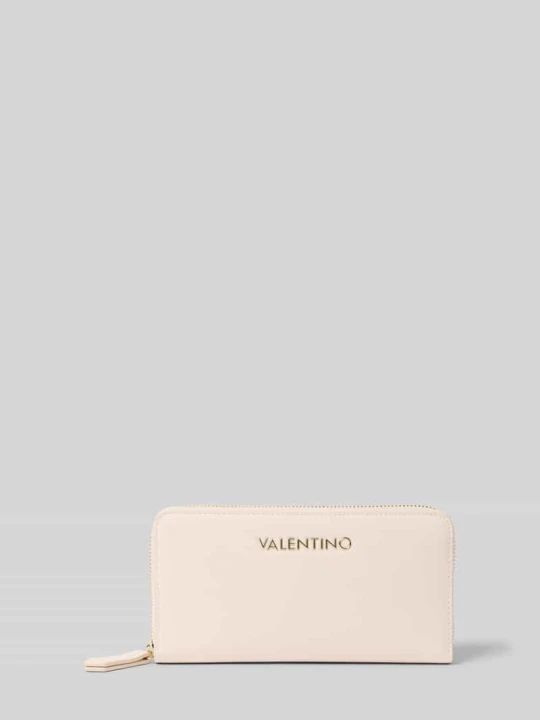 Zdjęcie produktu portfel z detal z logo model 'ZERO' VALENTINO BAGS Écru