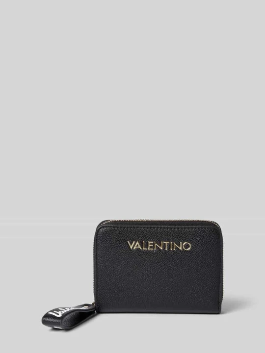 Zdjęcie produktu portfel z materiału skóropodobnego model 'Ryta' VALENTINO BAGS Czarny