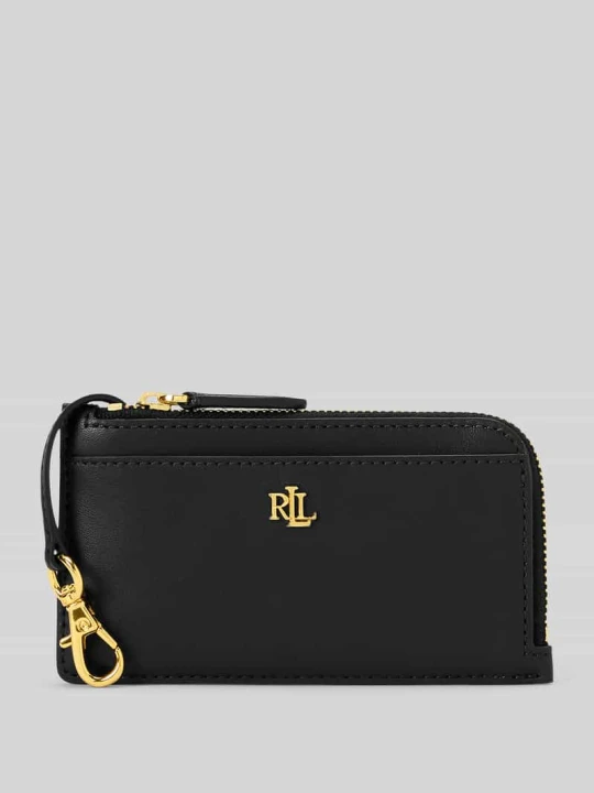 Zdjęcie produktu Portfel z nappy bydlęcej Lauren Ralph Lauren Czarny