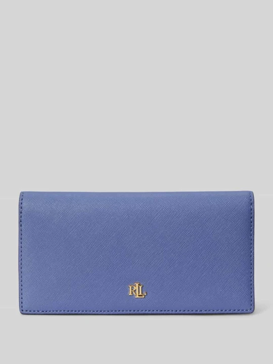 Zdjęcie produktu Portfel z naturalnej skóry Lauren Ralph Lauren Niebieski