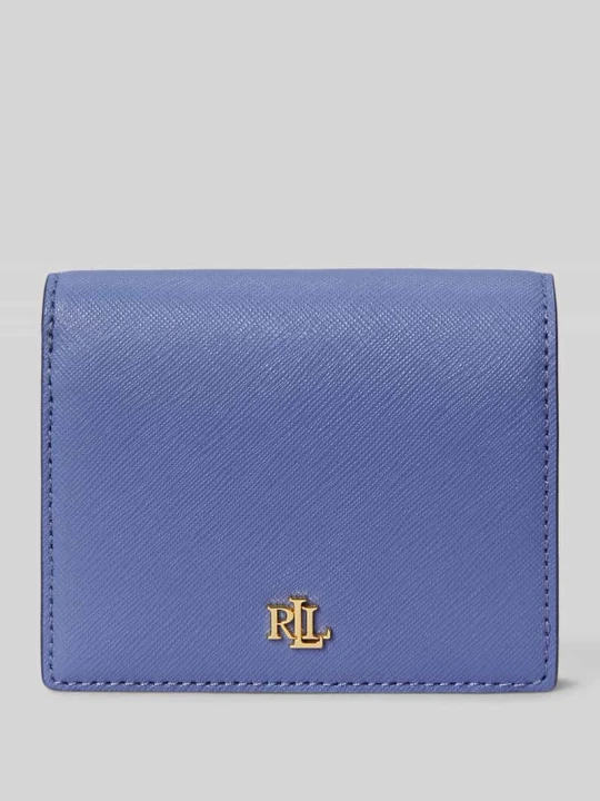 Zdjęcie produktu Portfel z naturalnej skóry Lauren Ralph Lauren Ciemnoniebieski